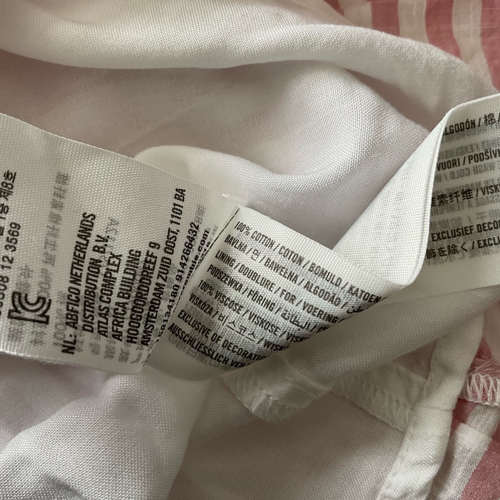 Abercrombie Pink Striped Babydoll Dress - Picture 5 of 8